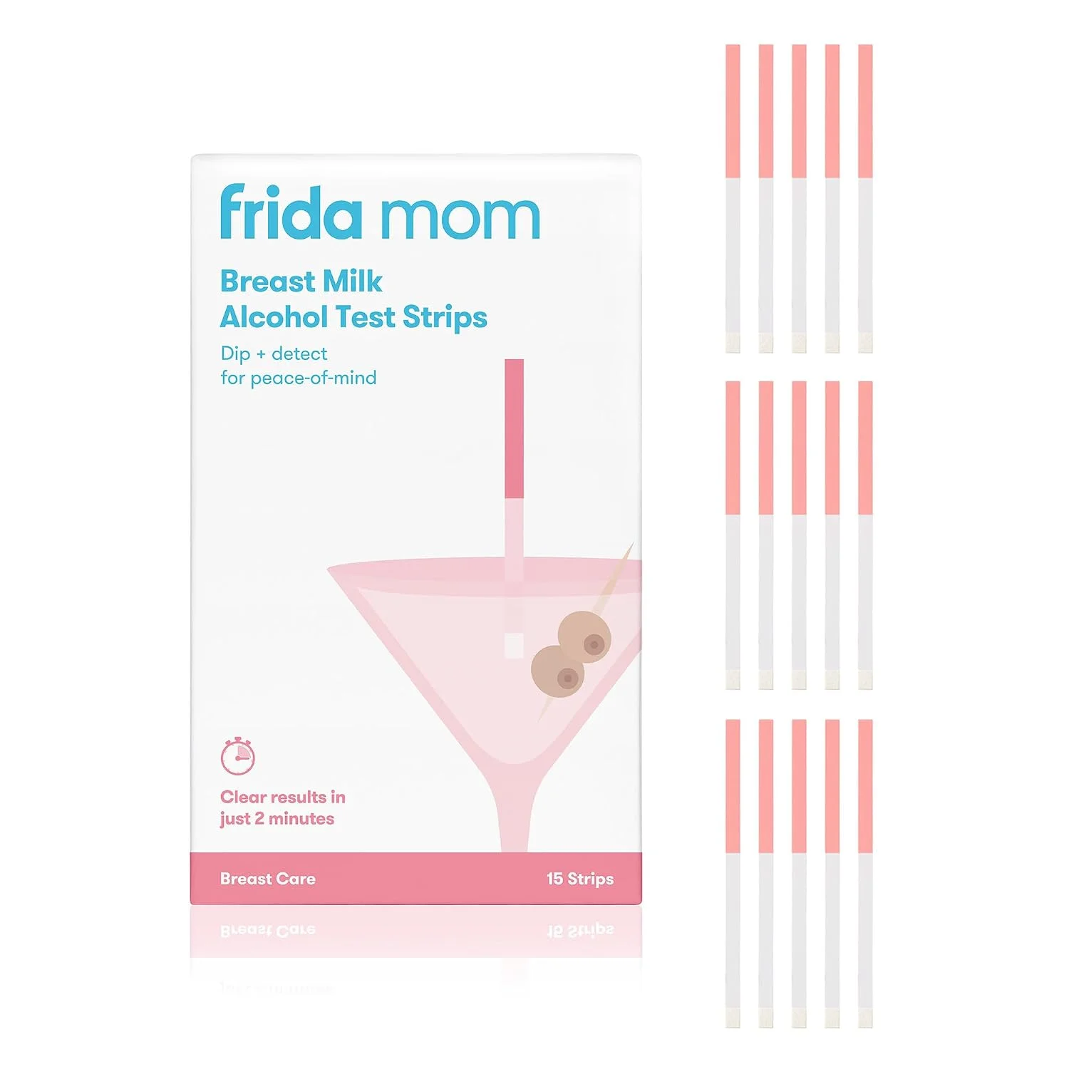 Frida Mom Tiras de Test de Alcohol en Leche Materna 15 Unidades
