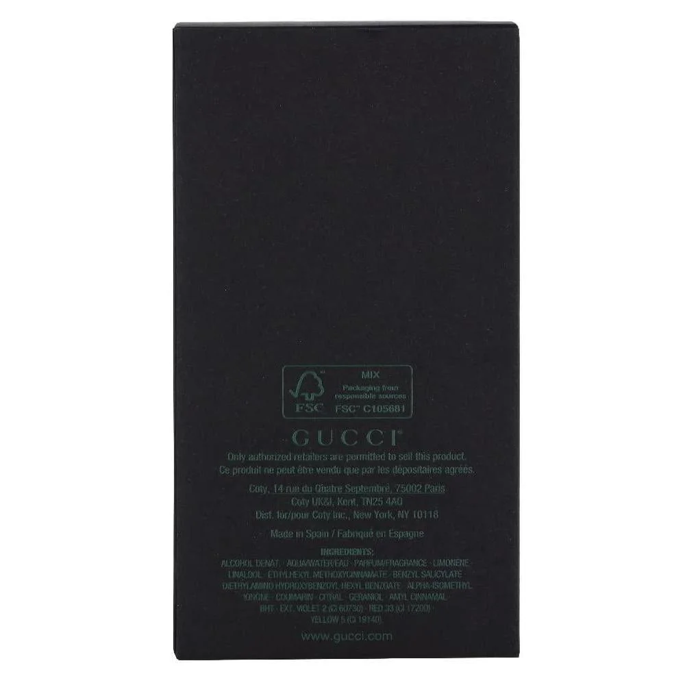 Gucci Guilty Black Pour Homme Eau de Toilette Spray para Hombre, Fragancia Moderna y Seductora