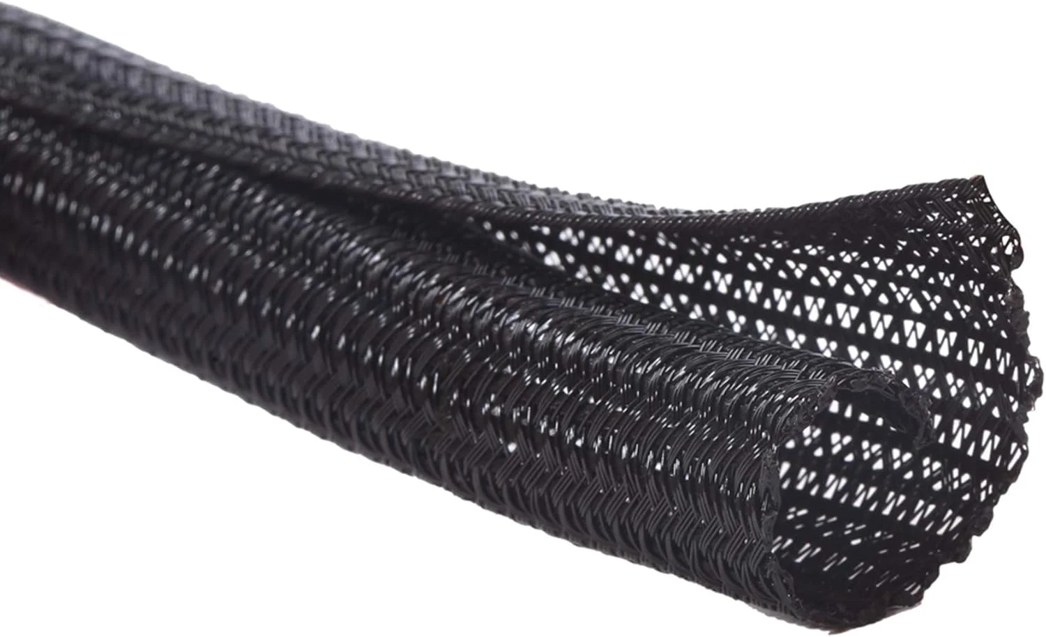 Malla cubre cables Alex Tech 20 pies 1.5 pulgadas negro