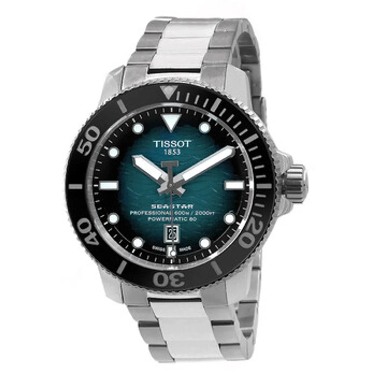 Tissot SEASTAR 1000 POWERMATIC 80 Automatic Blue Dial Men's Watch T120.407.11.041.03