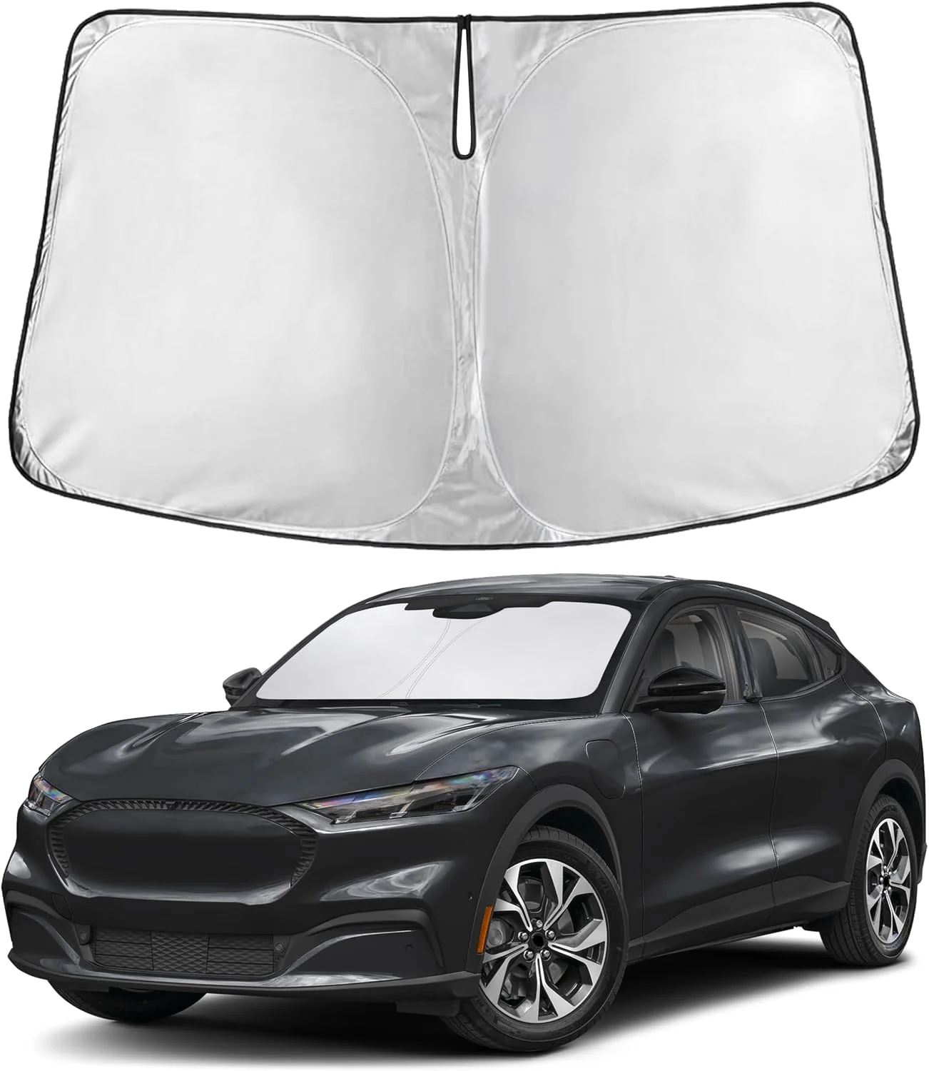 Parasol para parabrisas EcoNour compatible con Ford Mustang Mach-E 2021-2026