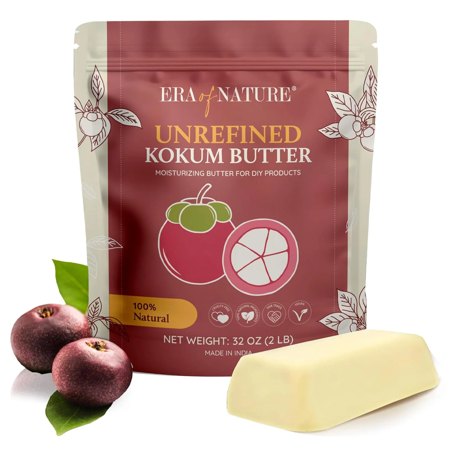Mantequilla de Kokum Raw era of nature 32 oz (907g)