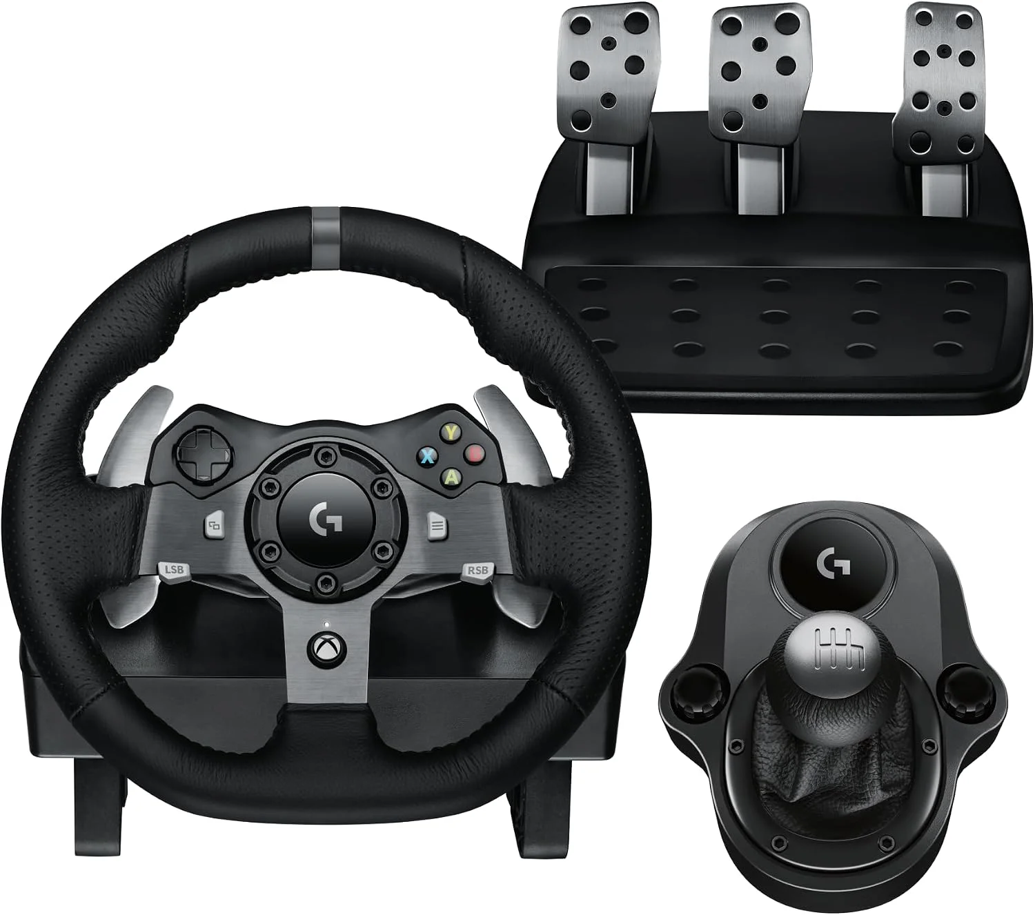 Logitech G920 Driving Force - Volante y pedales (Xbox/PC)