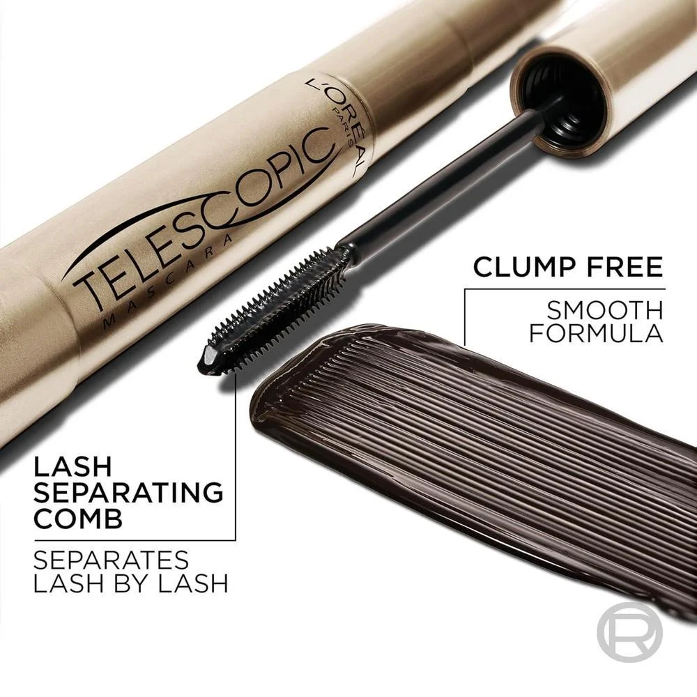 Telescopic Original Máscara de Pestañas Alargadora Blackest Black 8ml