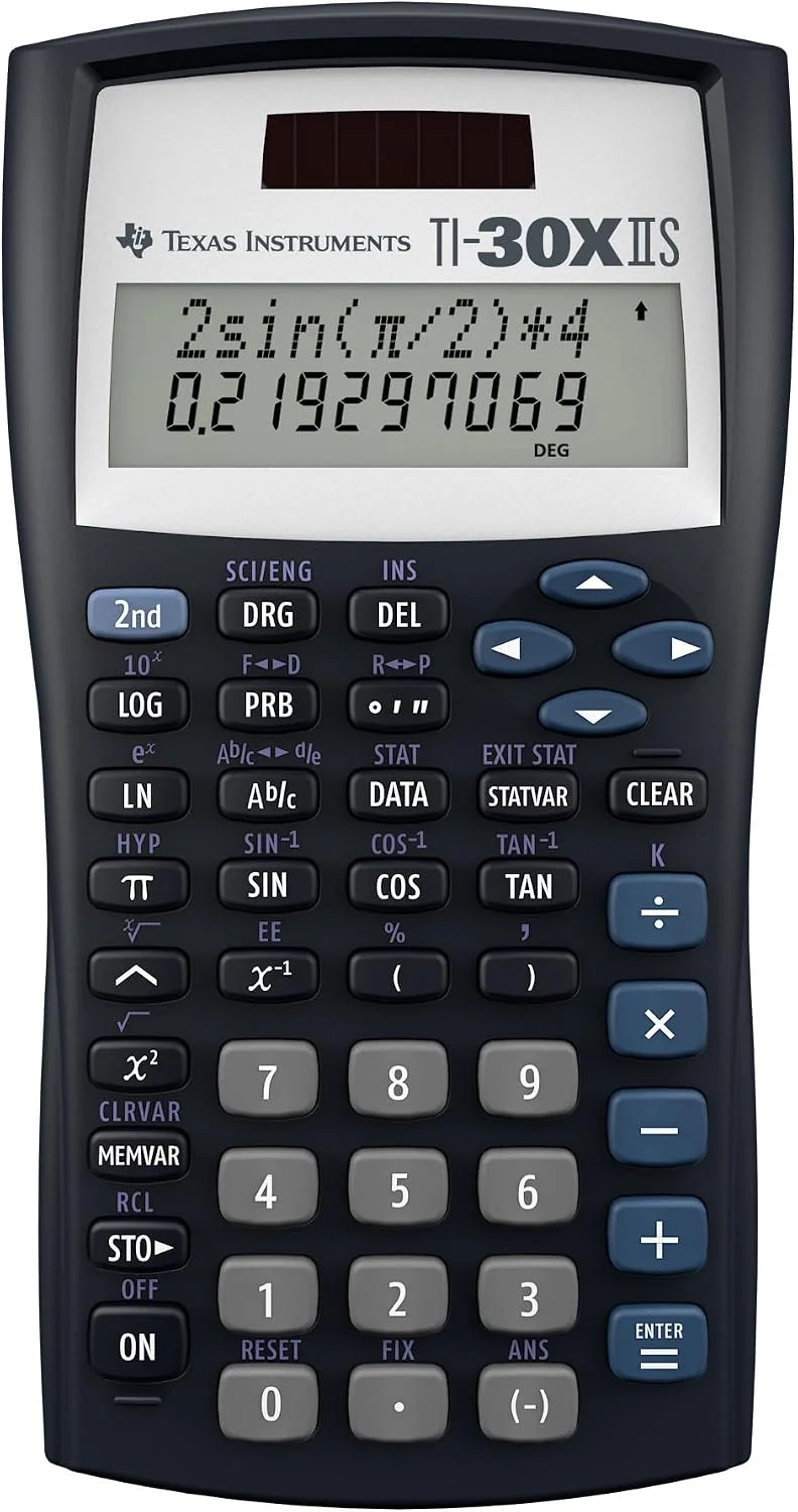 Calculadora científica Texas Instruments TI-30XIIS negra