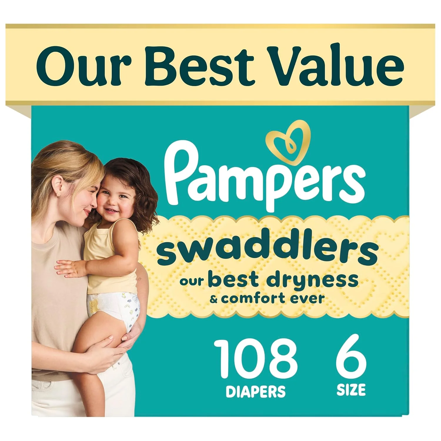 Pampers Swaddlers Pañales Desechables para Bebé Tallas Preemie a 8