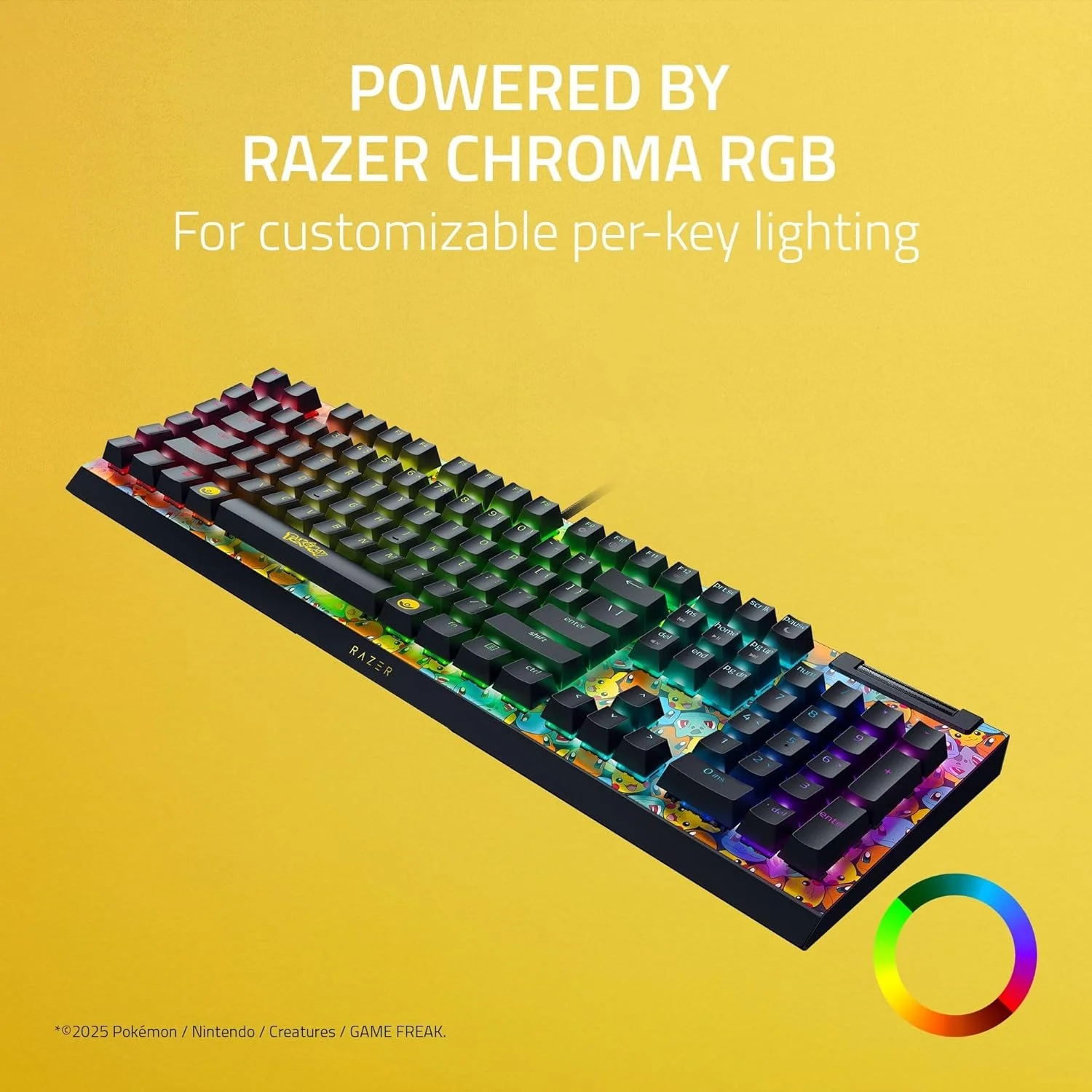 Razer BlackWidow (Pokémon Edition) — Teclado mecánico gaming