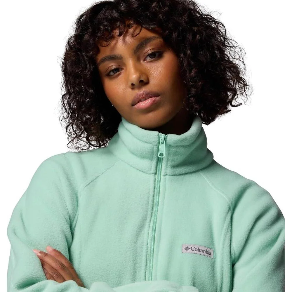 Chaqueta Benton Springs con cremallera de Columbia para mujer, forro polar suave y bolsillos de seguridad