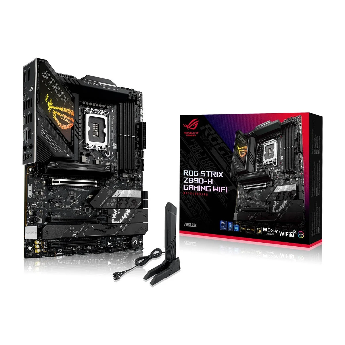 Placa Madre ASUS ROG Strix Z890-H Gaming WiFi LGA 1851 ATX