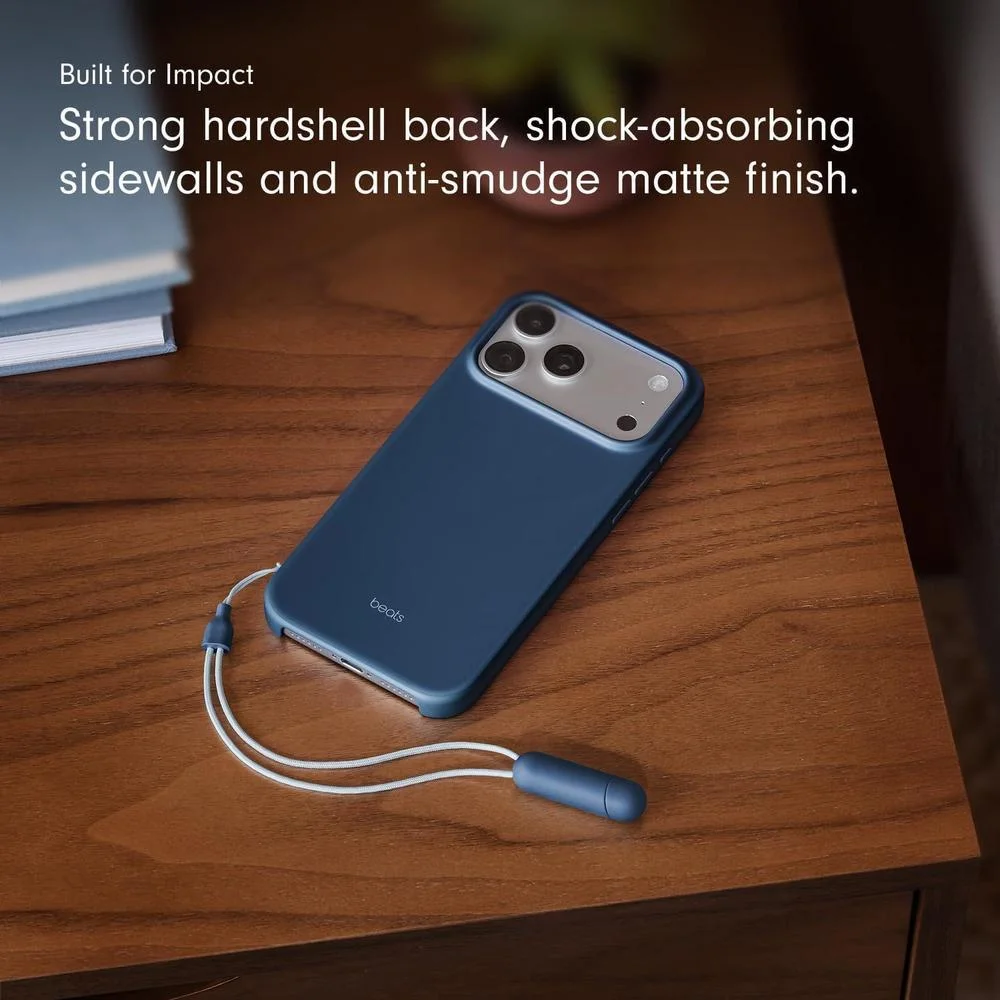Funda atril para iPhone 17 Pro Max con MagSafe, control de cámara, soporte y cordón, acabado mate y forro de microfibra