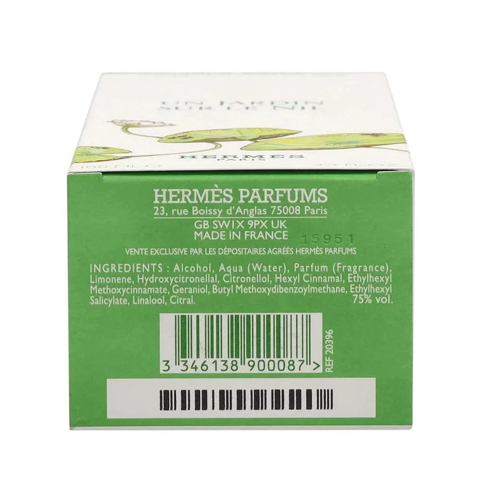Perfume unisex Un Jardin Sur Le Nil de Hermes