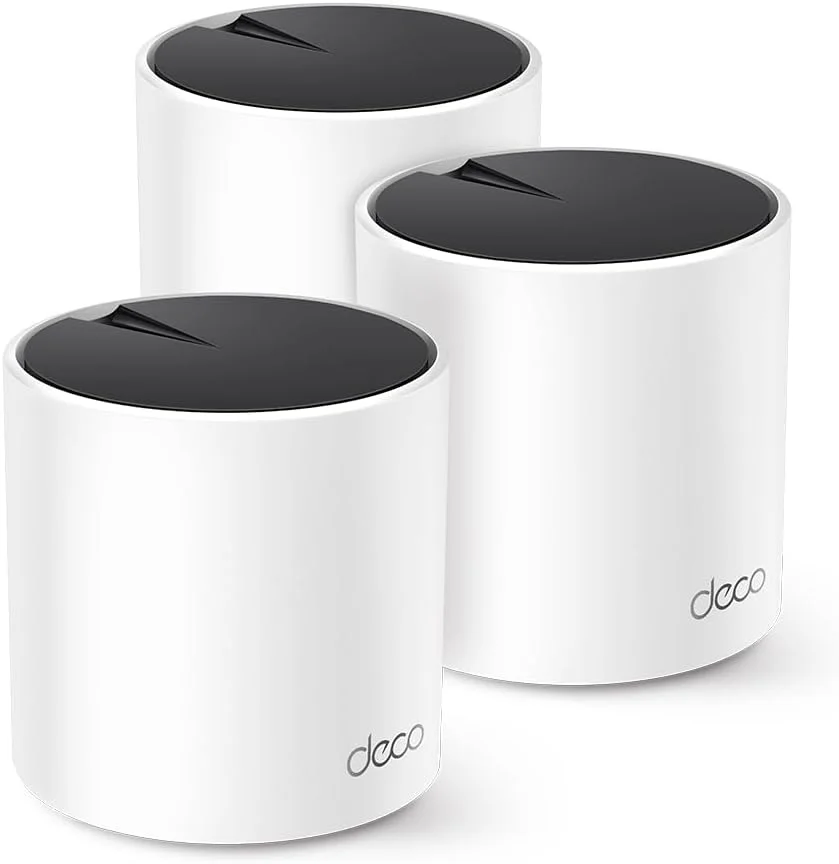 TP-Link Deco X25 AX1800 Whole-Home Mesh Wi-Fi 6 System, 2 Ports, 2.4 GHz/5 GHz