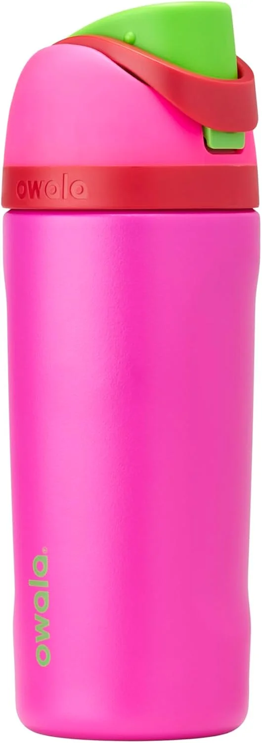 Botella de agua Owala FreeSip Kids acero inoxidable 16 oz All the Berries