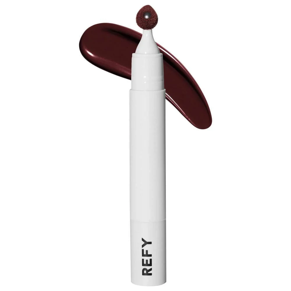 Labial Líquido Satinado en Pluma con Vitamina E - Rosa medium warm pink - Morello deep plum brown