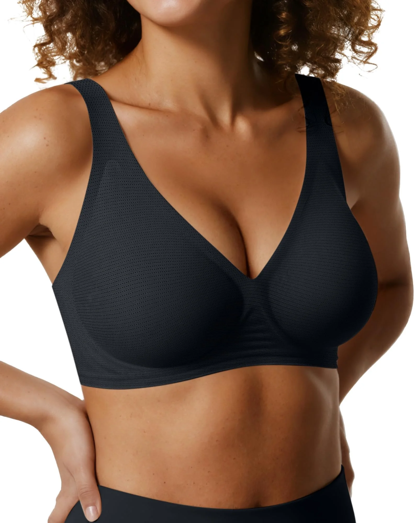 Sostén Oeak Jelly Wireless Deep V sin varillas