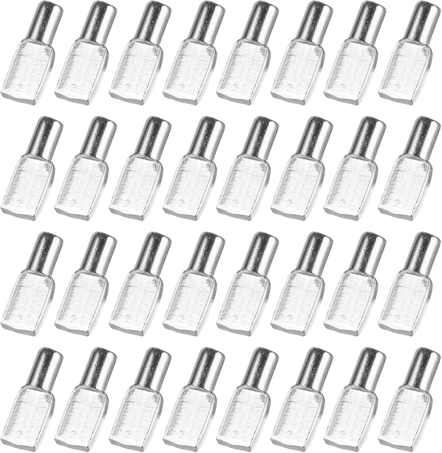 QTLCOHD 400Pcs 5mm Shelf Pins, Spoon Shape Cabinet Shelf Support Pegs