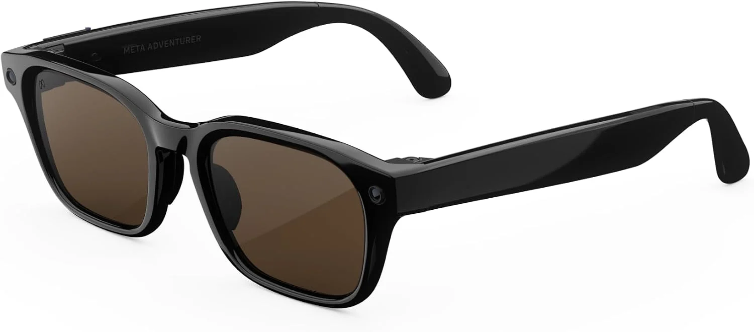 Meta Adventurer - Black / Brown — Lentes AI con cámara y audio