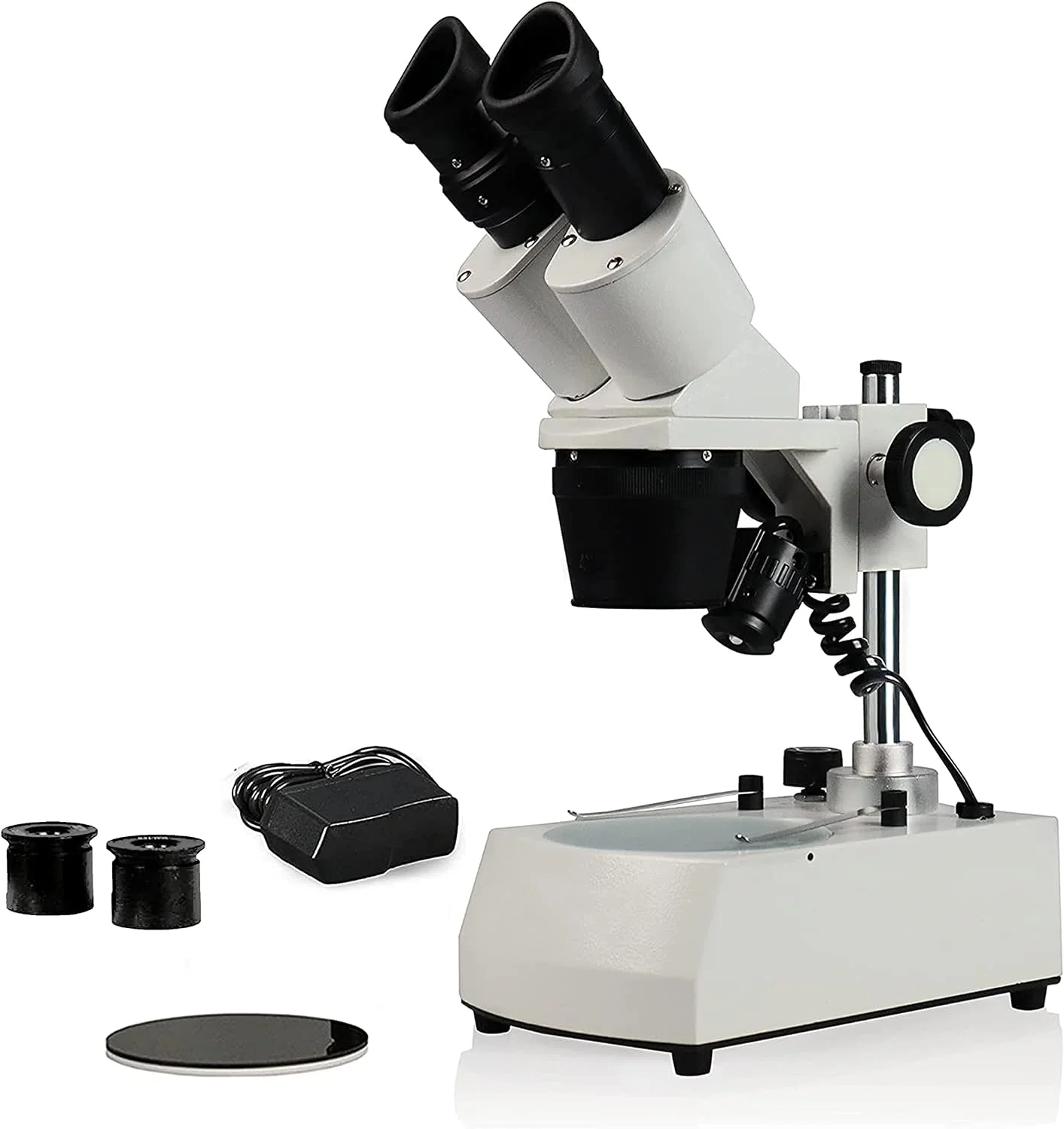 Microscopio estéreo binocular Parco PST-234-10L-ES2 con iluminación LED dual