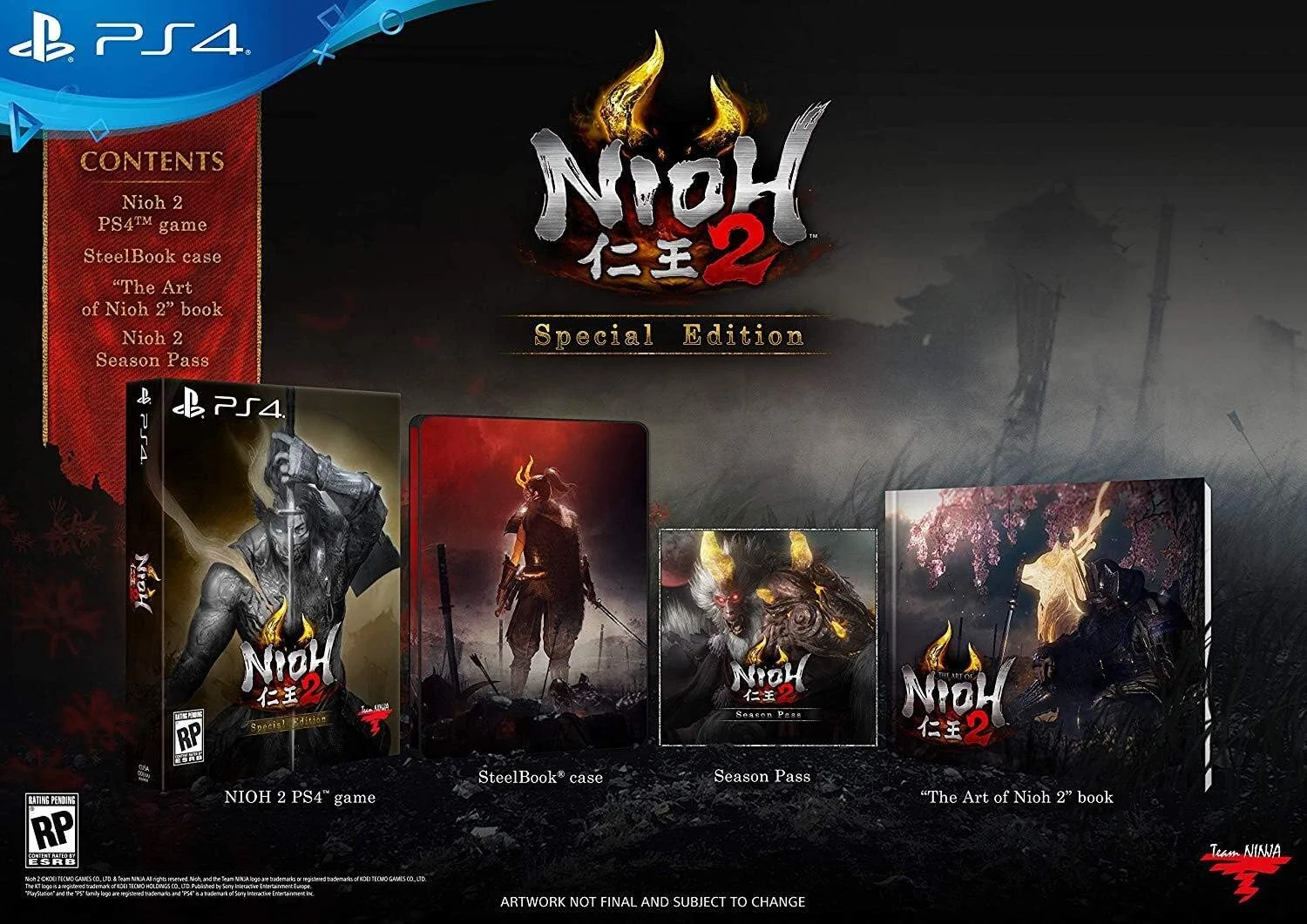 Videojuego Nioh 2 Special Edition para PlayStation 4