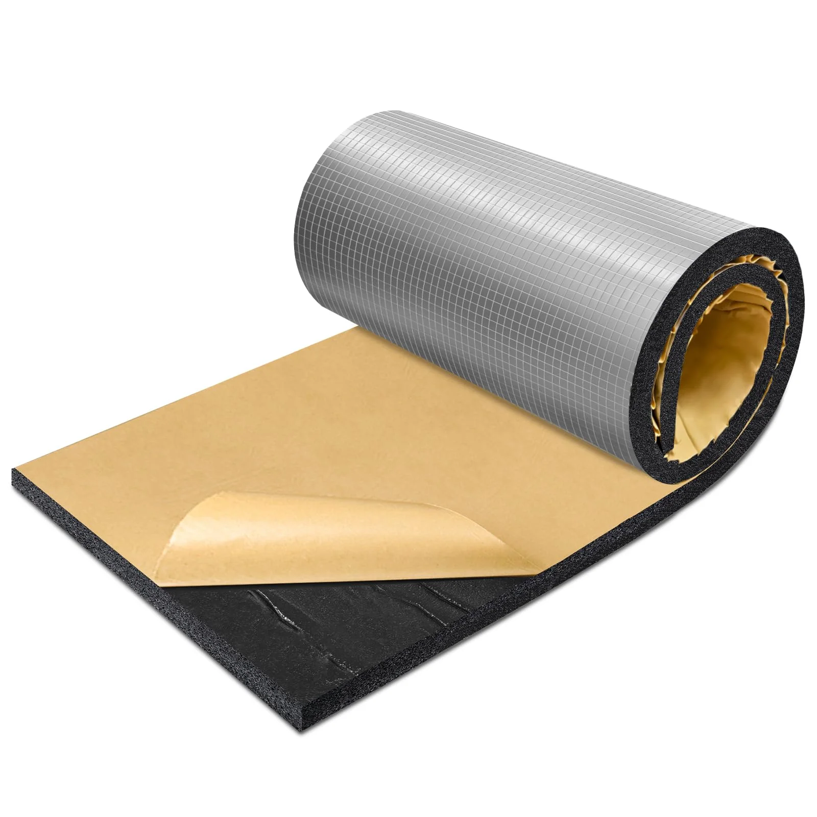 Espuma acústica autoadhesiva TroyStudio 13" x 39" con barrera térmica