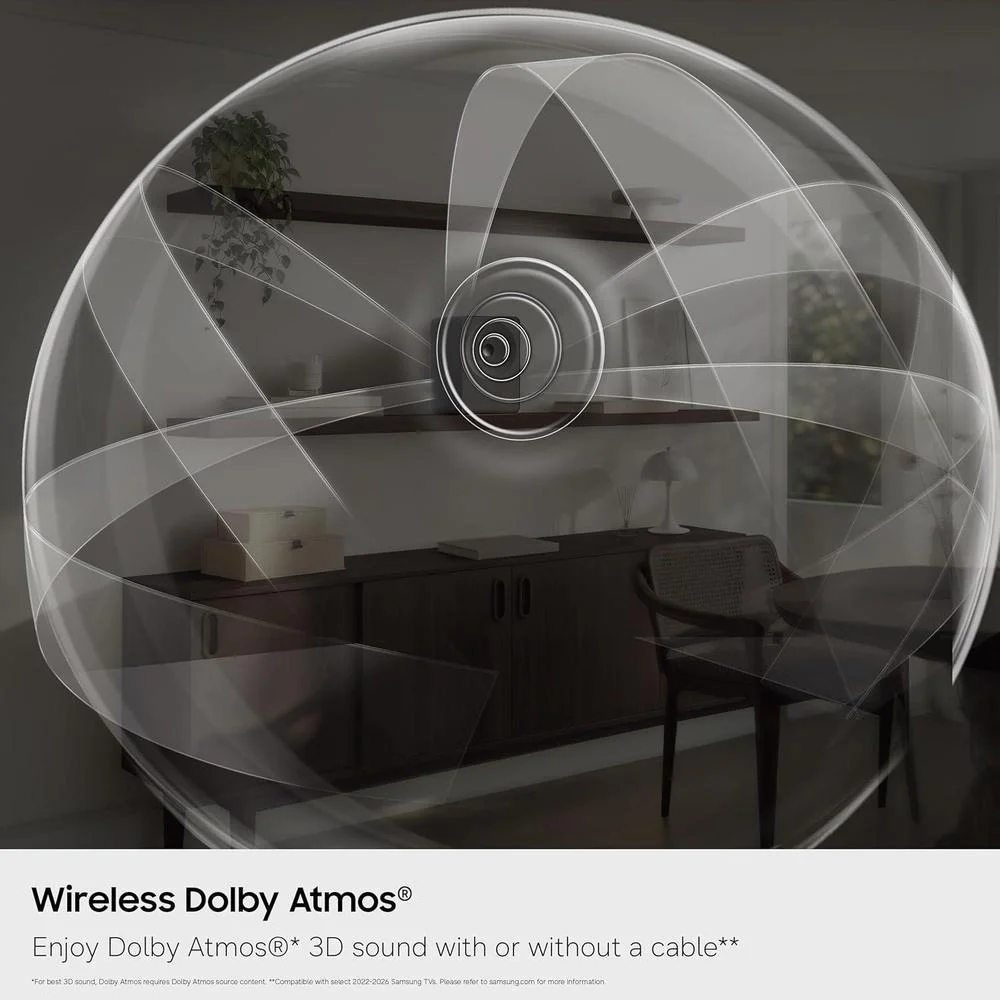 Samsung Music Studio 7 Altavoz Inteligente con Dolby Atmos, Q-Symphony, WiFi y Bluetooth, Modelo 2026