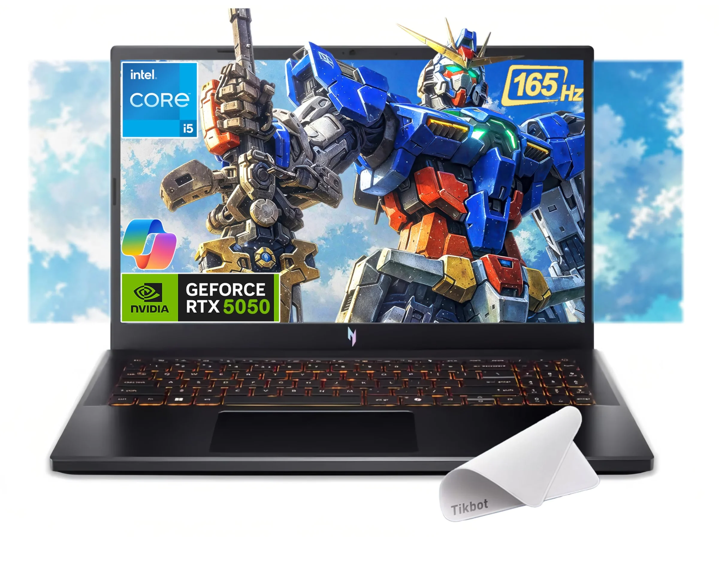 Laptop Acer Nitro V 15.6" FHD 165Hz Intel Core i5-13420H RTX 5050 32GB RAM 1TB SSD