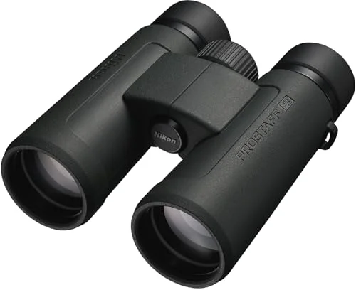 Nikon PROSTAFF P3 10x42 Binocular | Waterproof, fogproof, rubber-armored Full-Size Binocular, wide field of view & long