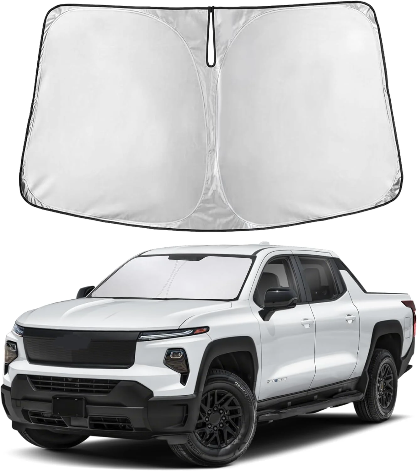 Parasol para parabrisas EcoNour Chevrolet Silverado EV/GMC Sierra EV 2024-2026