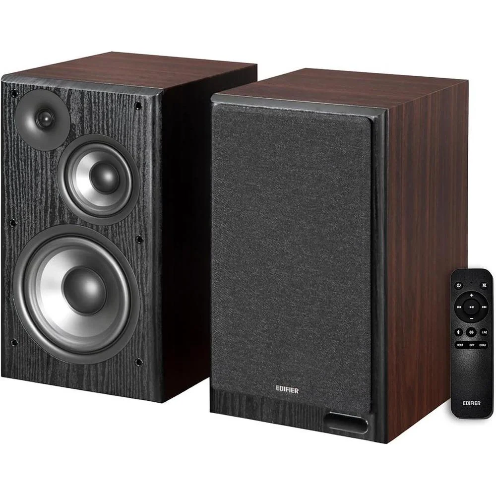 Parlante Edifier R2750DB MKII 3 vías 144W RMS Nogal