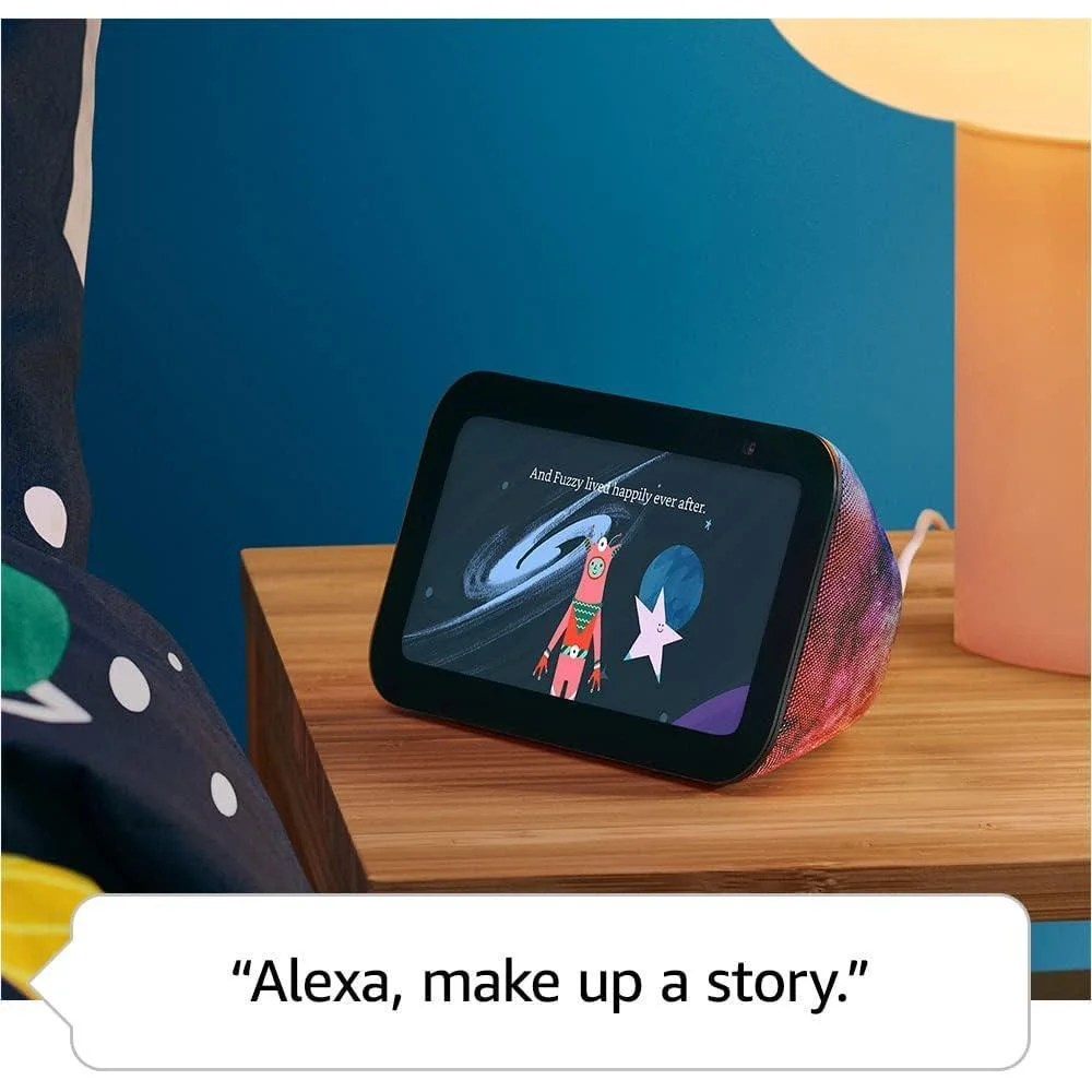 Echo Show 5 Kids, nueva generación con diseño para niños, integración Alexa, control parental y un año de Amazon Kids+