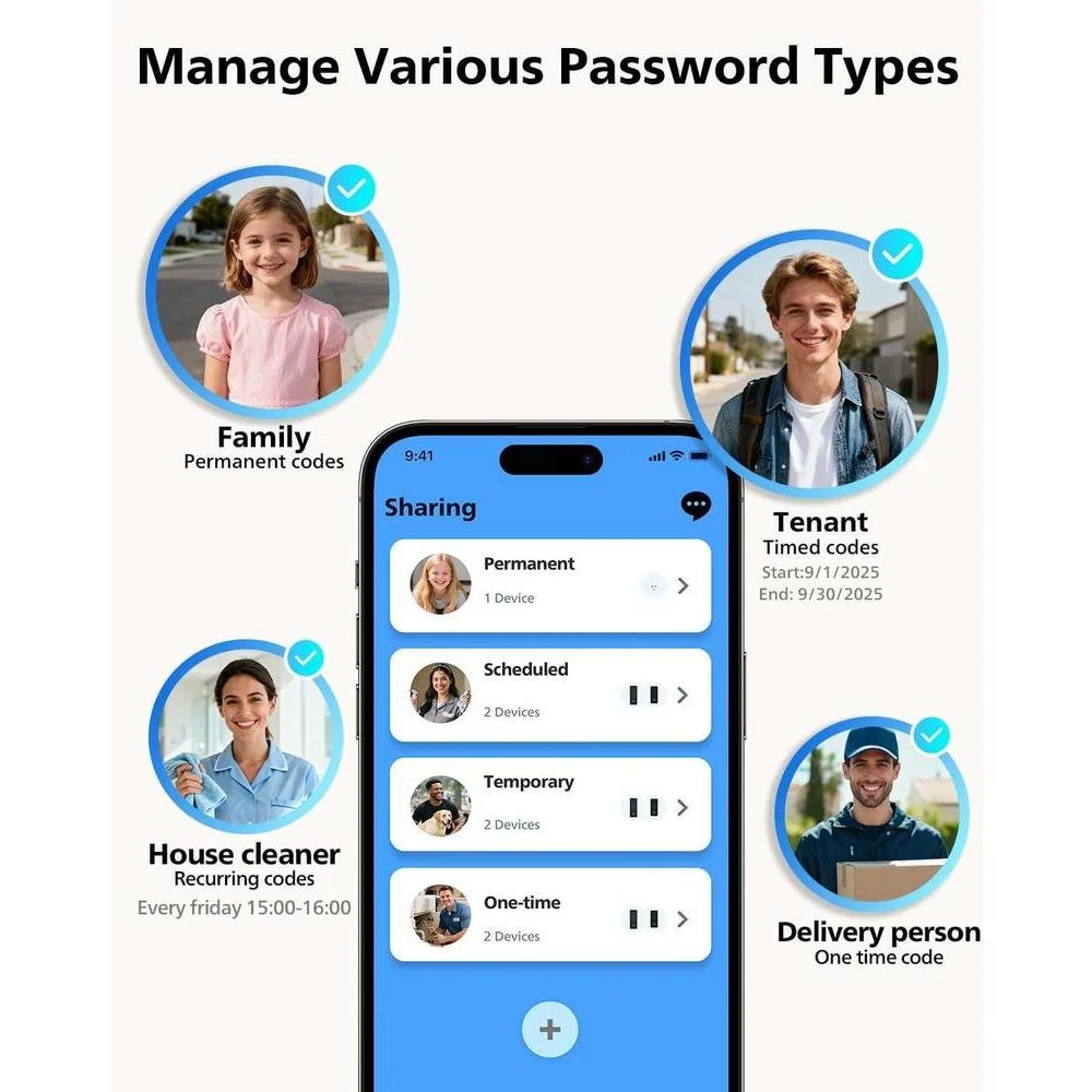 Cerradura inteligente Philips con WiFi integrado, control remoto por app, entrada sin llave y bloqueo automático