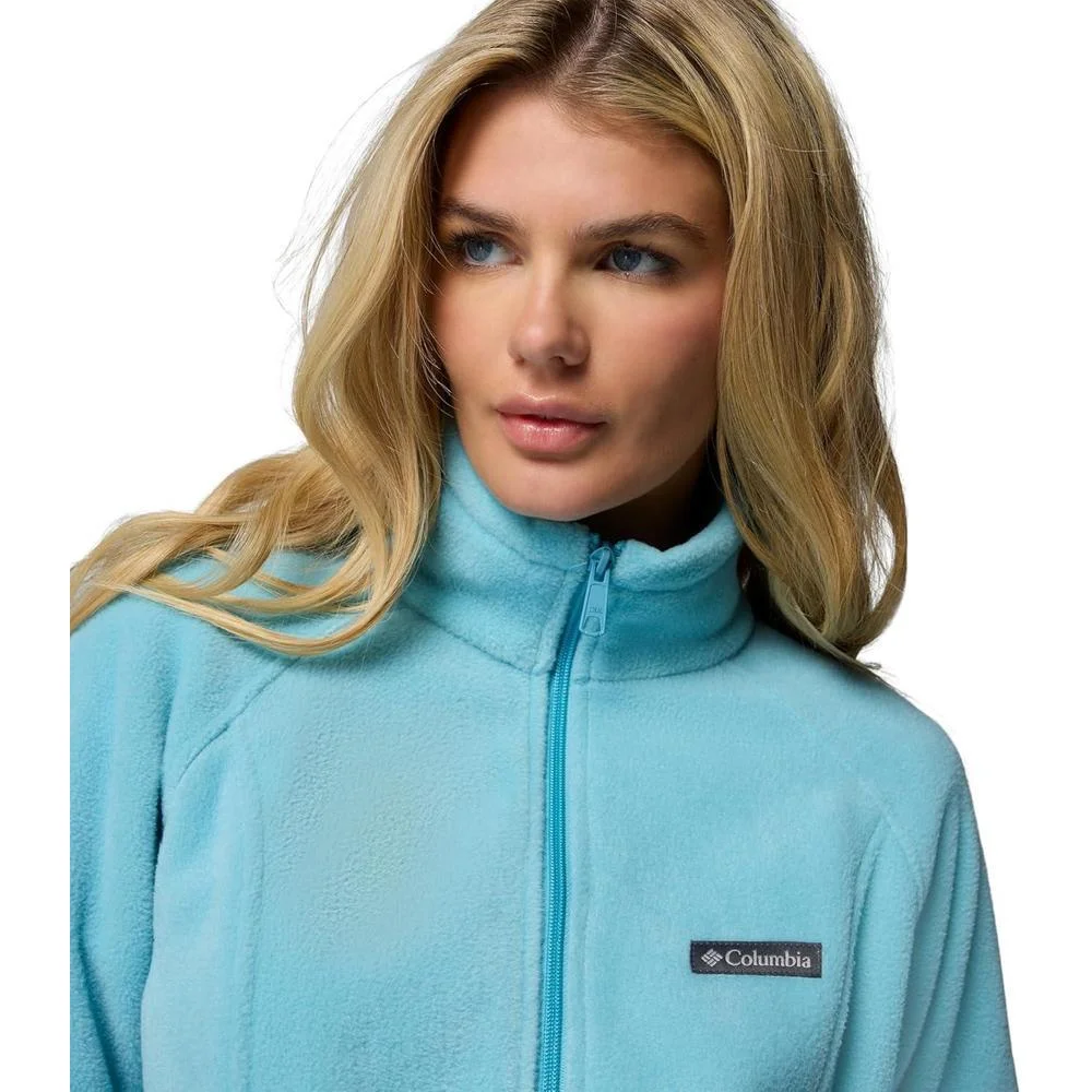 Casaca de cremallera completa Columbia Benton Springs para mujer, tejido polar para máxima calidez, ajuste clásico y moderna