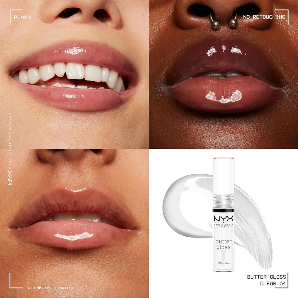 Butter Gloss Sugar Brillo Labial Transparente No Pegajoso