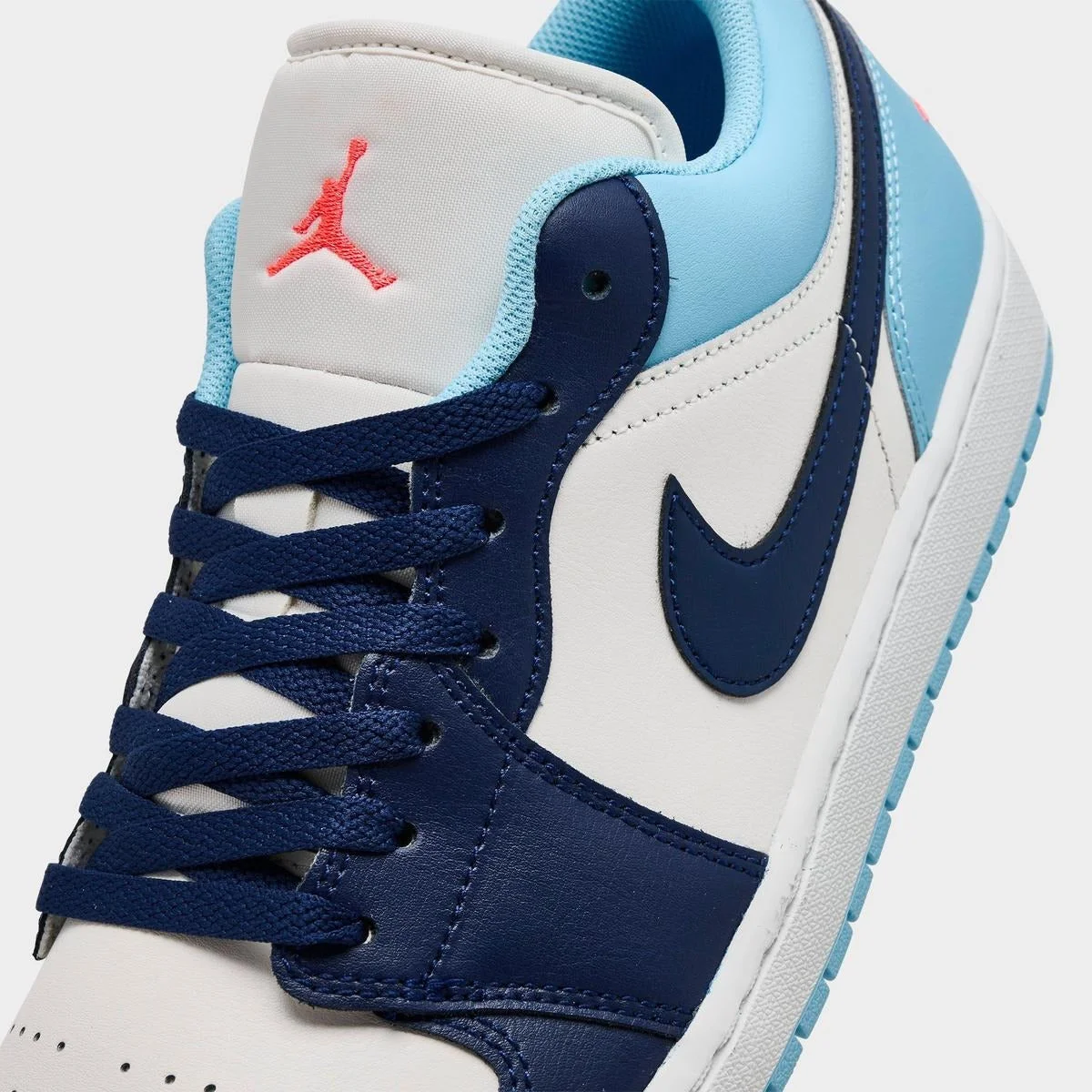 Air Jordan Retro 1 Low Casual Shoes Sail/Blue Chill/Hot Lava/Blue Void