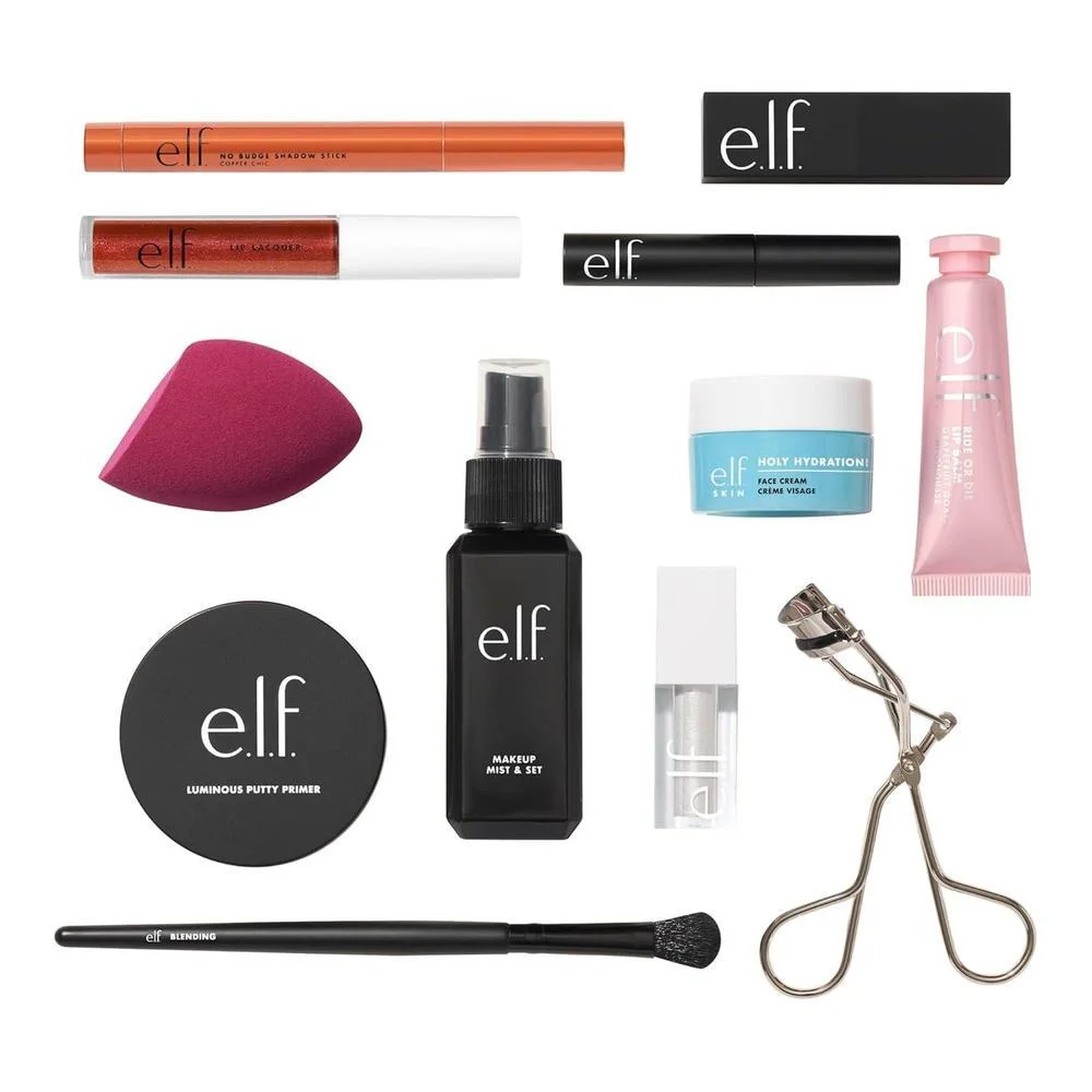 e.l.f. Love at Frost Sight Calendario de Adviento de 12 días 2025 con productos de maquillaje y cuidado de la piel veganos
