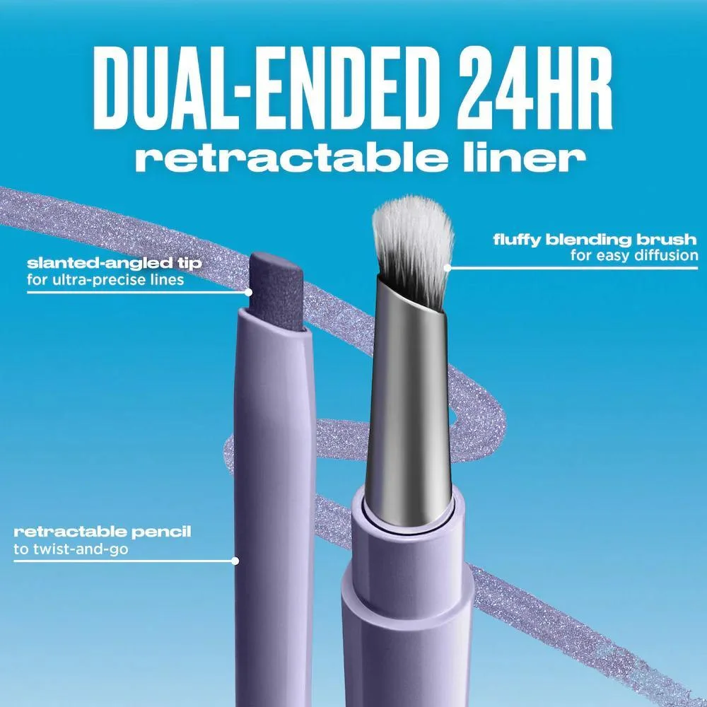 24/7 Liquid Stick Delineador Líquido Retráctil a Prueba de Agua + Brocha