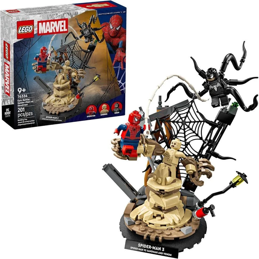 Set de construcción LEGO Marvel Epic Battle Spider-Man vs. Sandman 76334