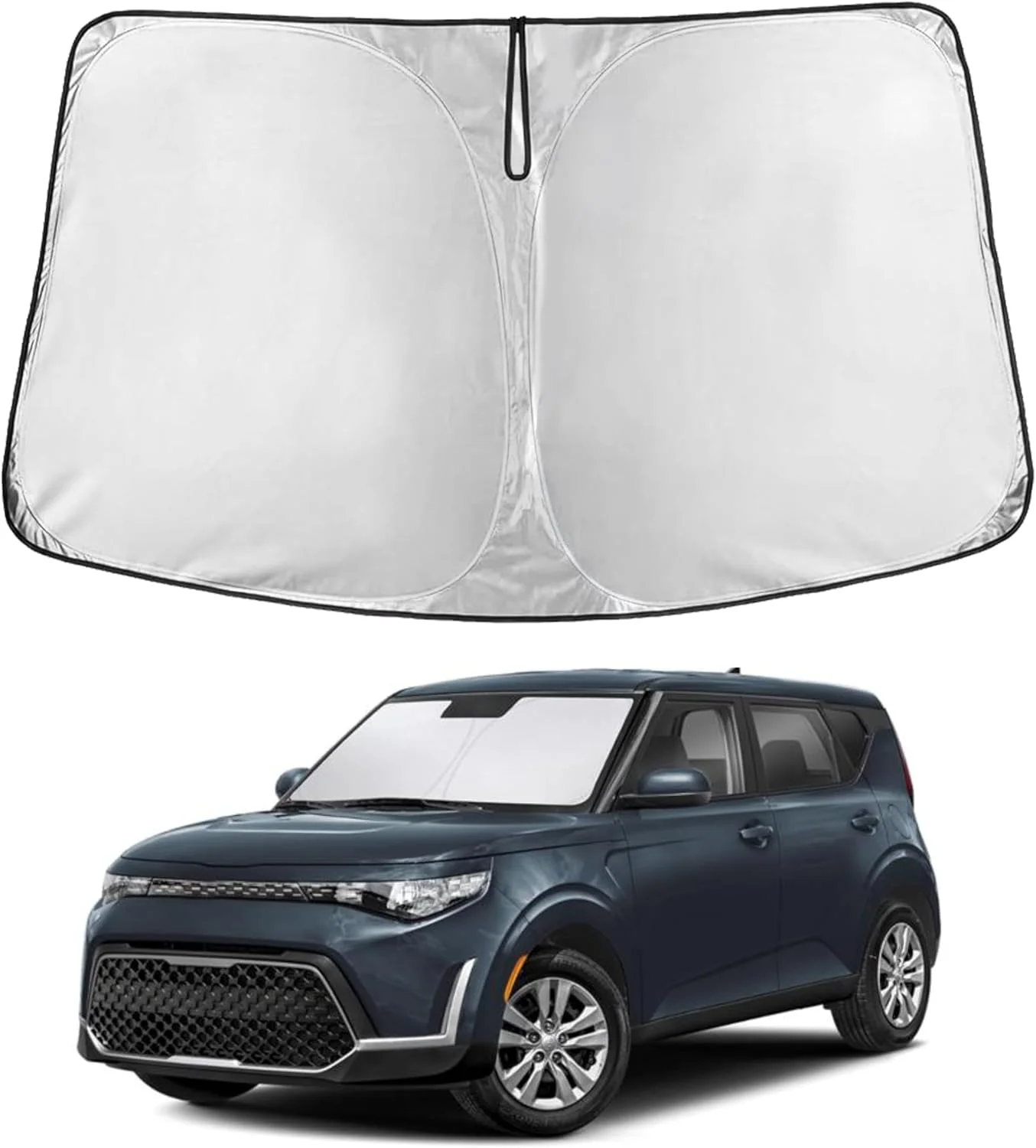 Parasol para parabrisas EcoNour compatible con Kia Soul 2020-2026