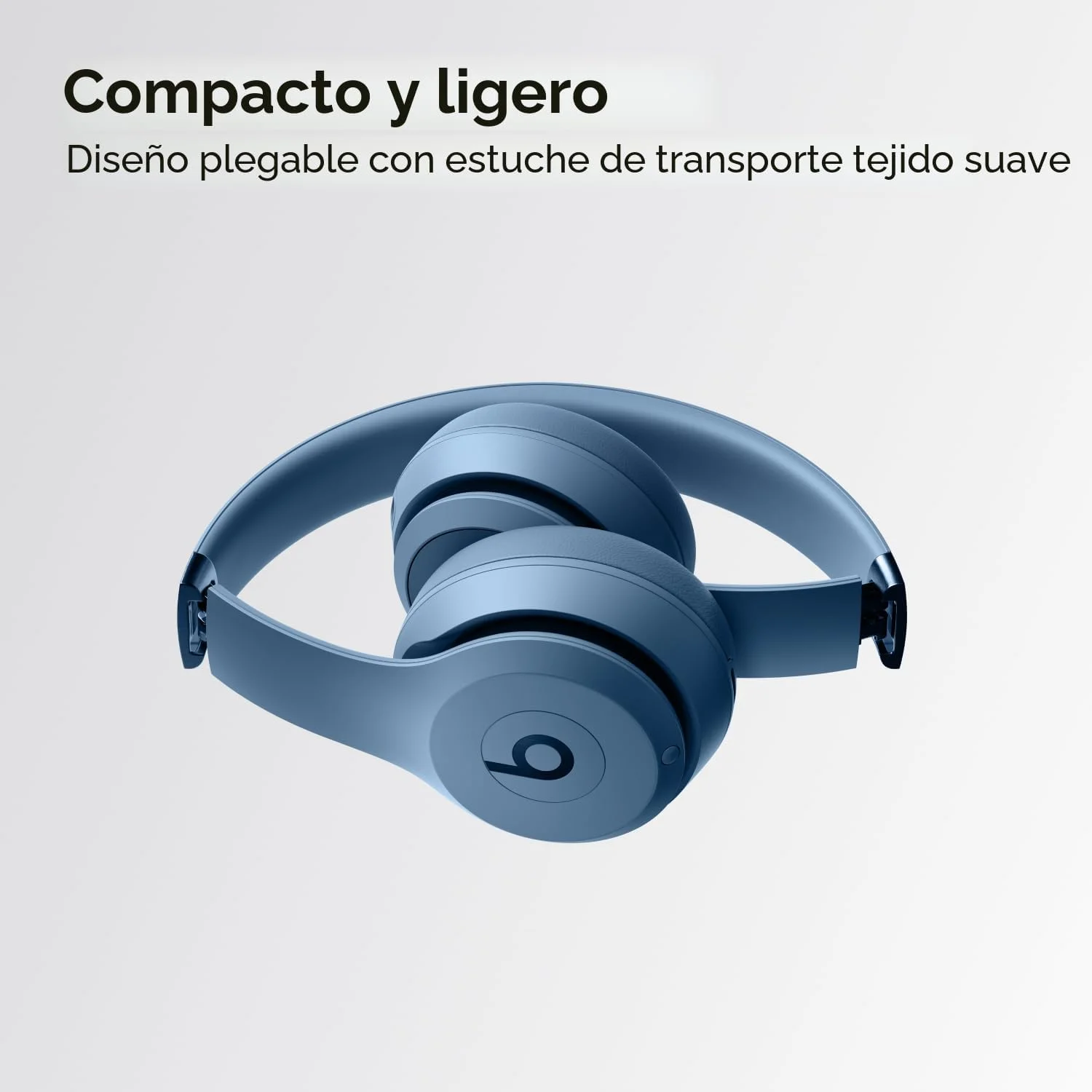 Beats Solo 4 - Azul Pizarra — Audífonos inalámbricos Bluetooth on-ear, hasta 50h