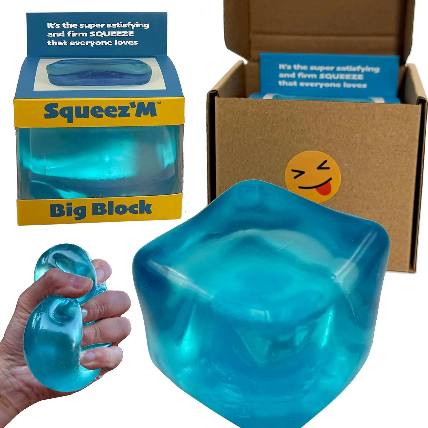 Cubo antiestres Big Block Premium Squeez'm