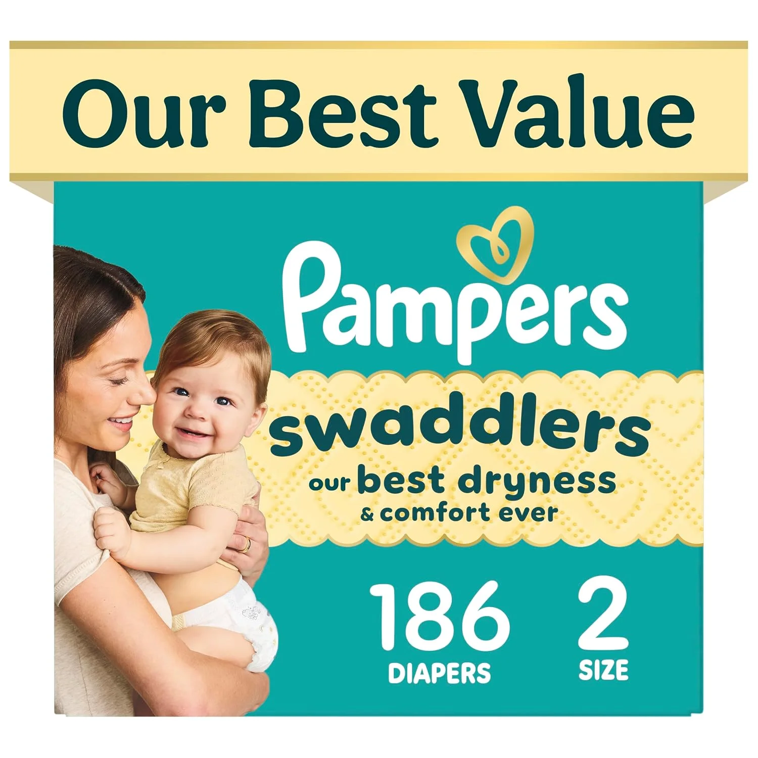 Pampers Swaddlers Pañales Desechables para Bebé Tallas Preemie a 8