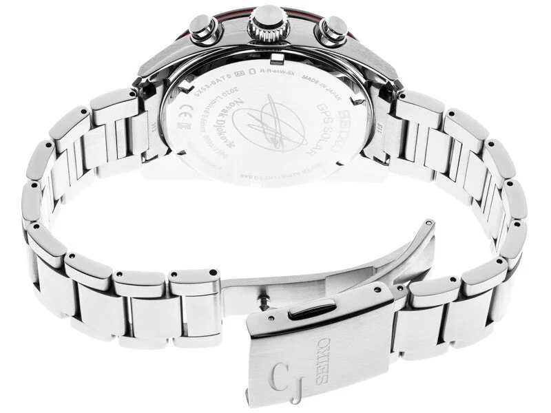 Seiko Astron GPS Solar Dual Time SSH045 Edición Limitada Esfera Azul