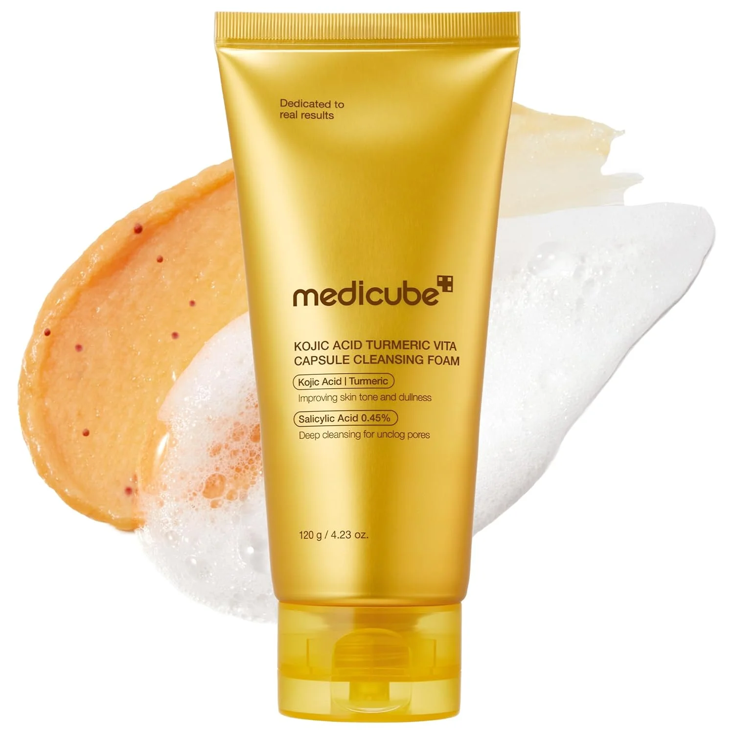 Limpiador Facial Medicube Turmeric Capsule Foam Cleanser