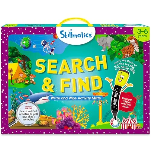 Tapetes de Actividades Search and Find Skillmatics para Preescolar