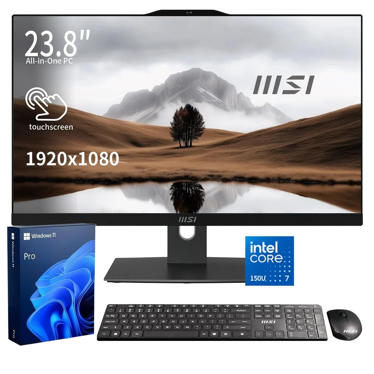 Computadora All-in-One MSI Modern Business 23.8" FHD Touchscreen Intel Core 7 150U 32GB DDR5 1TB SSD Windows 11 Pro