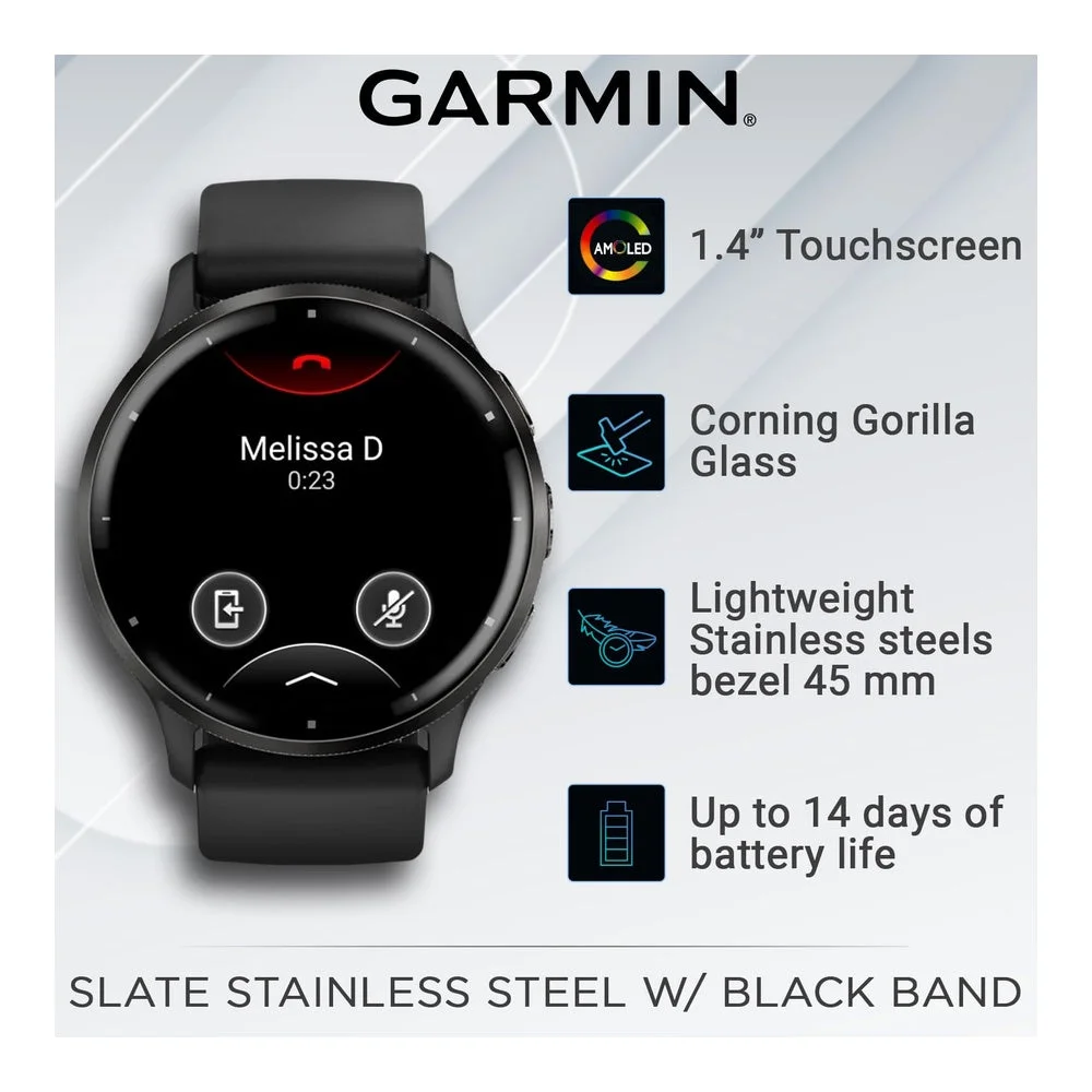 Garmin Venu 3 Con Pantalla AMOLED Y Salud Avanzada