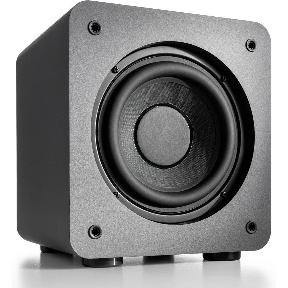 Audioengine Subwoofer S6, altavoz compacto con graves profundos y potencia de 210 W para TV y cine en casa