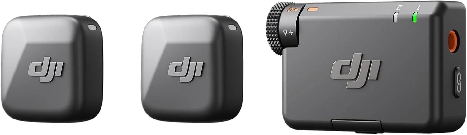 Micrófono DJI Mic Mini inalámbrico 2 transmisores 1 receptor