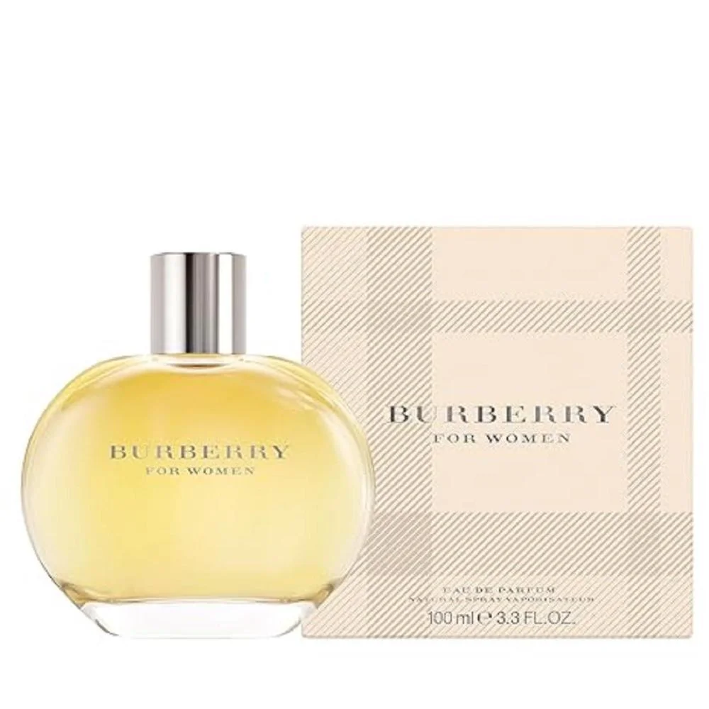 BURBERRY Eau de Parfum Clásico Ambery Mujer con Notas de Manzana Verde, Sándalo y Vainilla, Perfume de Lujo, Fragancia Larga Duración