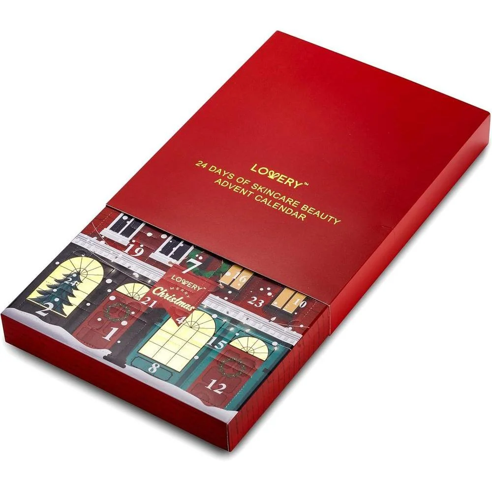Calendario de Adviento 2024 para adultos, set de belleza y spa de Navidad, incluye 24 productos de cuidado personal, edición limitada